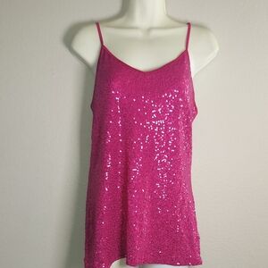 ExpressSequin Pink Cami Top